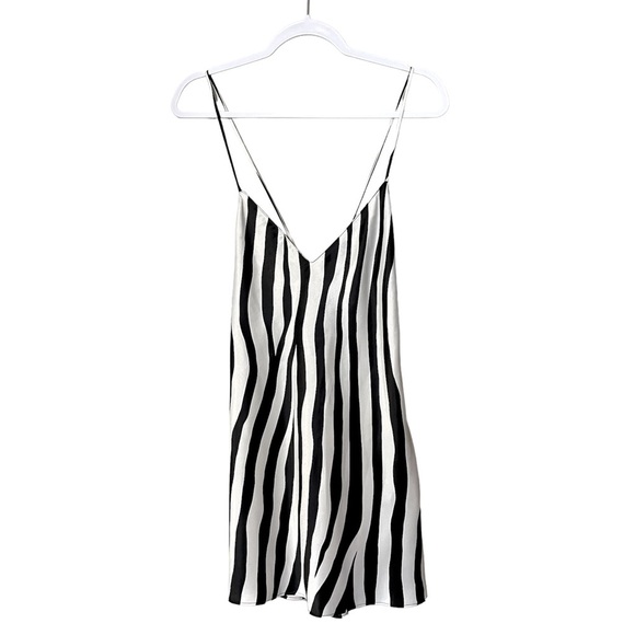 Victoria’s Secret Vintage Striped Satin Slip Night Dress - Picture 1 of 8
